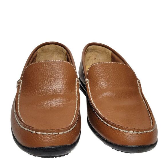FootJoy FJ Golf Loafers‎ Mens 8.5 W Wide Club Casuals Brown Leather Shoes 79054 main image 9